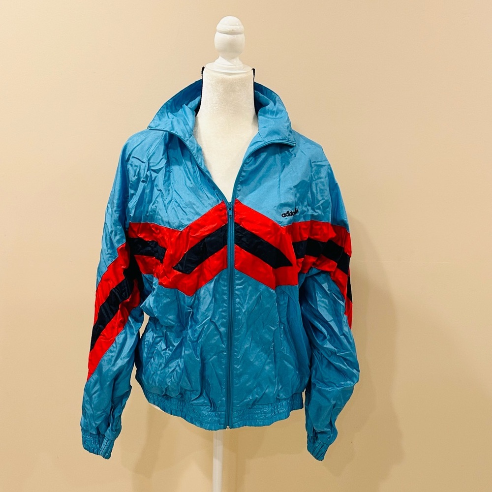 Adidas Vintage D4 Blue Track Jacket Unisex